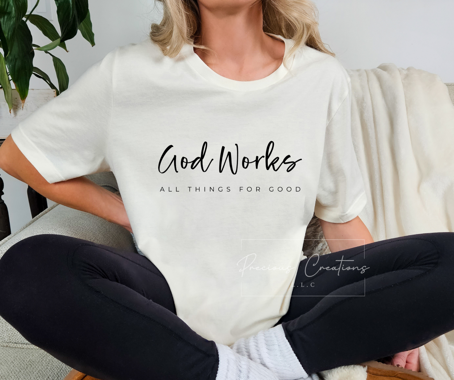 God Works All Things For Good Bella and Canvas Tee