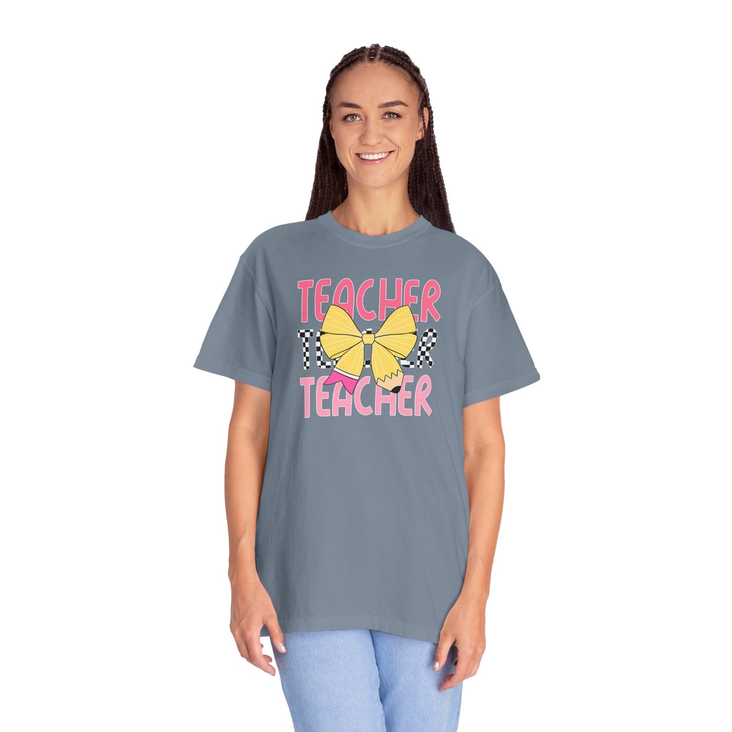 Comfort Colors Teacher T-Shirt, Gift for Educators, Unisex Garment-Dyed Tee, Back to School Shirt, Fun Teacher Apparel