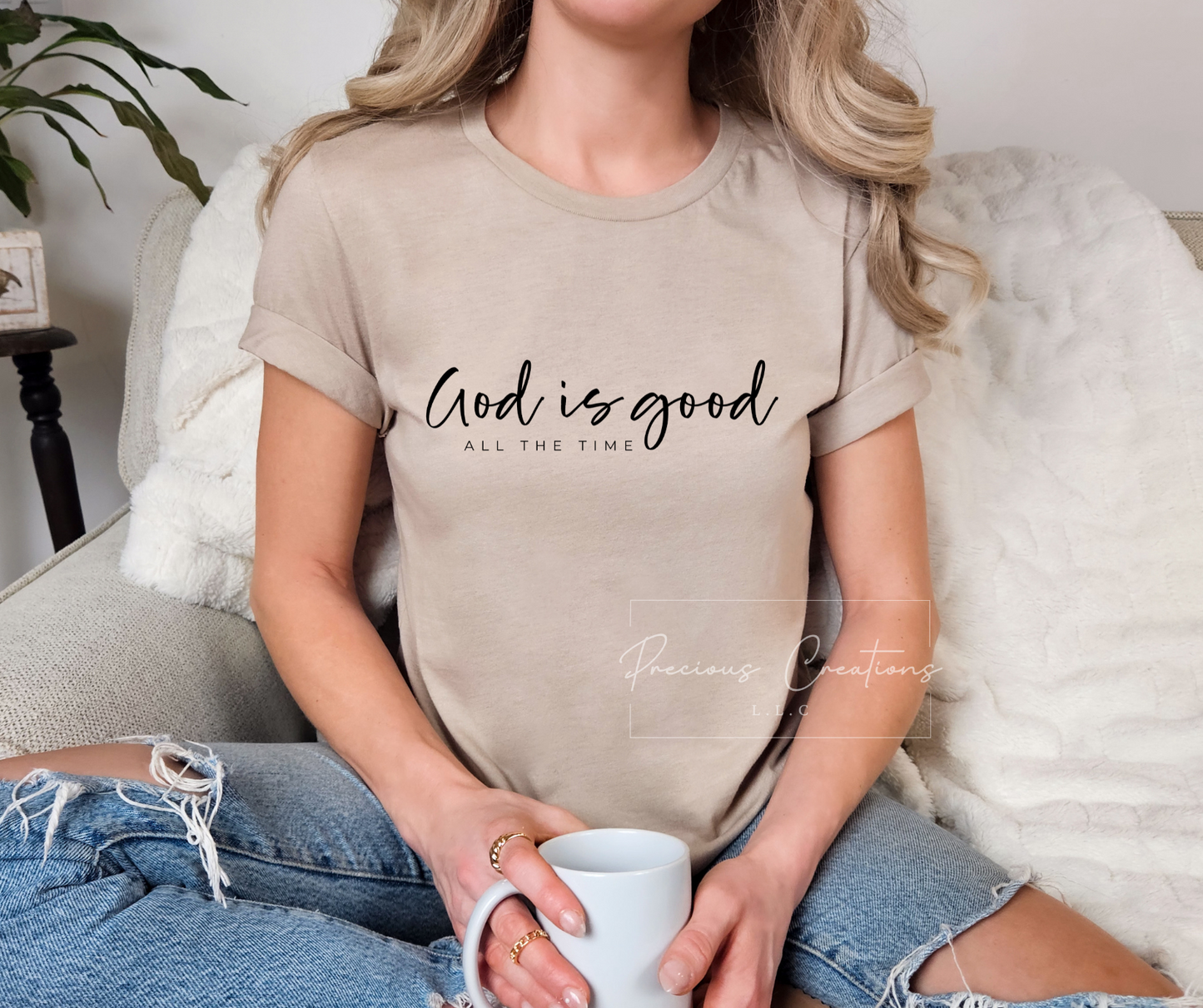God Is Good All the Time Bella and Canvas Tee