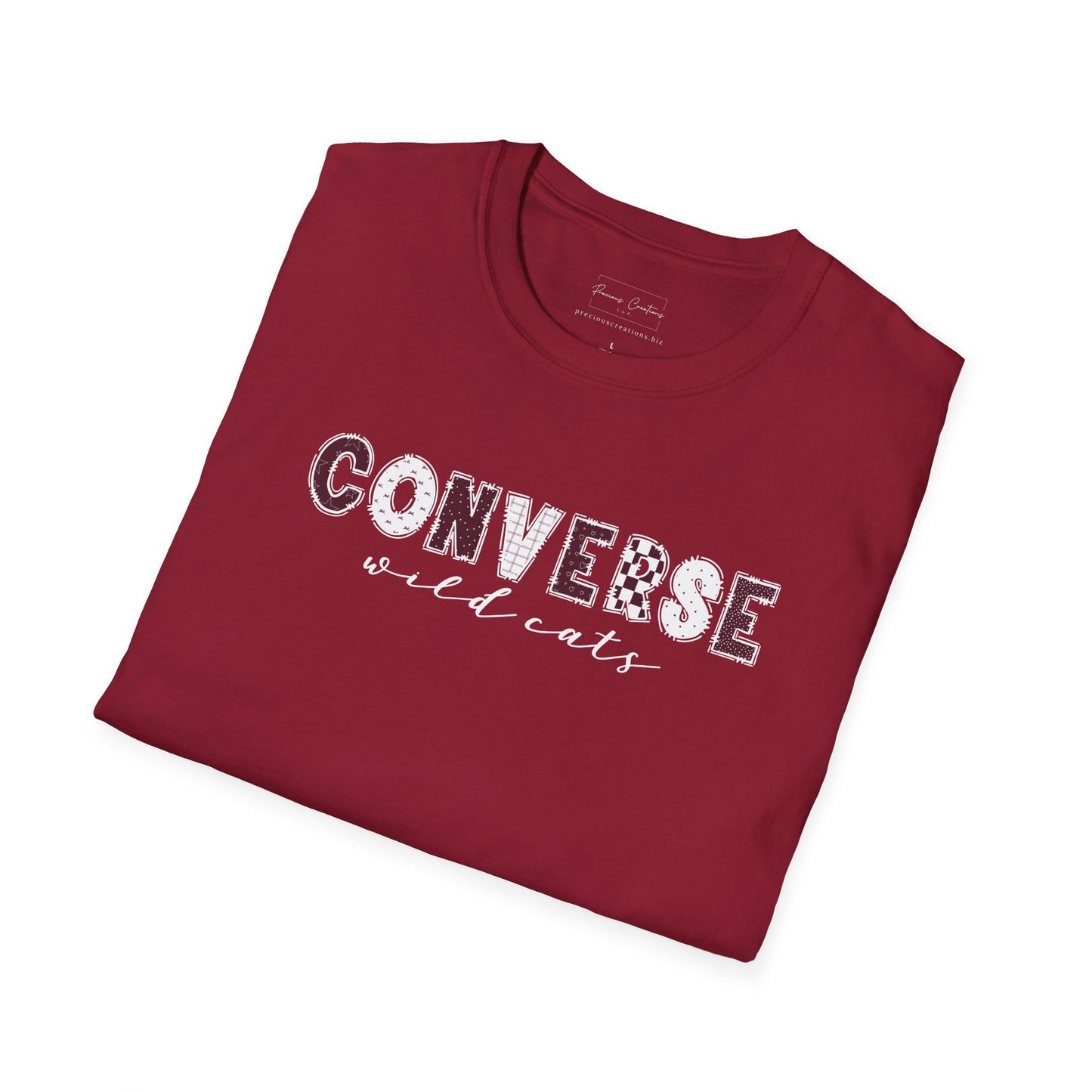 Gildan Converse Wildcats Unisex Softstyle T-Shirt, Cute Graphic Tee, Team Spirit Shirt, Casual Wear, Gift for Fans