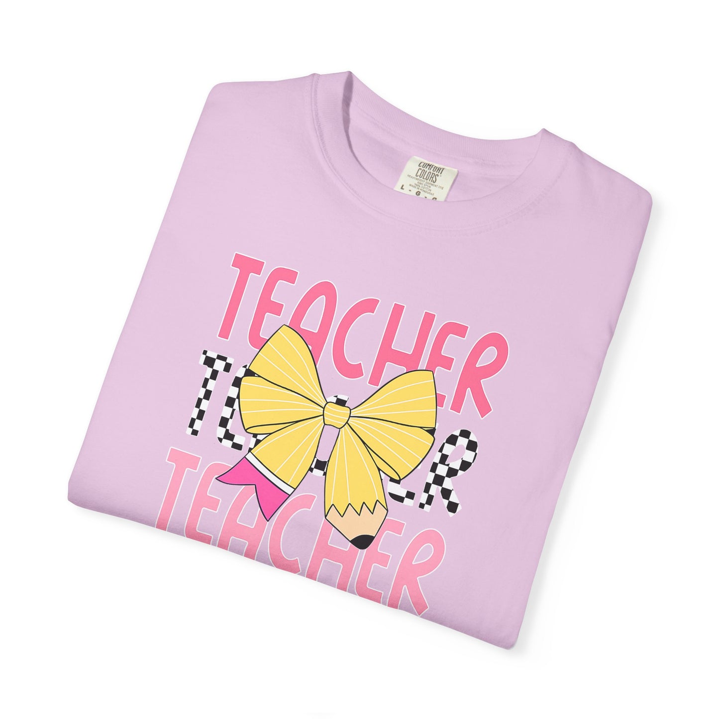 Comfort Colors Teacher T-Shirt, Gift for Educators, Unisex Garment-Dyed Tee, Back to School Shirt, Fun Teacher Apparel