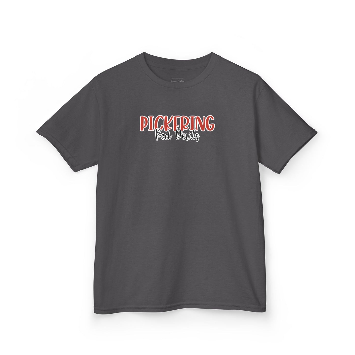 Gildan Kids Heavy Cotton Tee with Pickering Style 2 Design, Cute Children's T-Shirt, School Spirit Apparel, Gift for Young Fans, Sporty Kids Wear