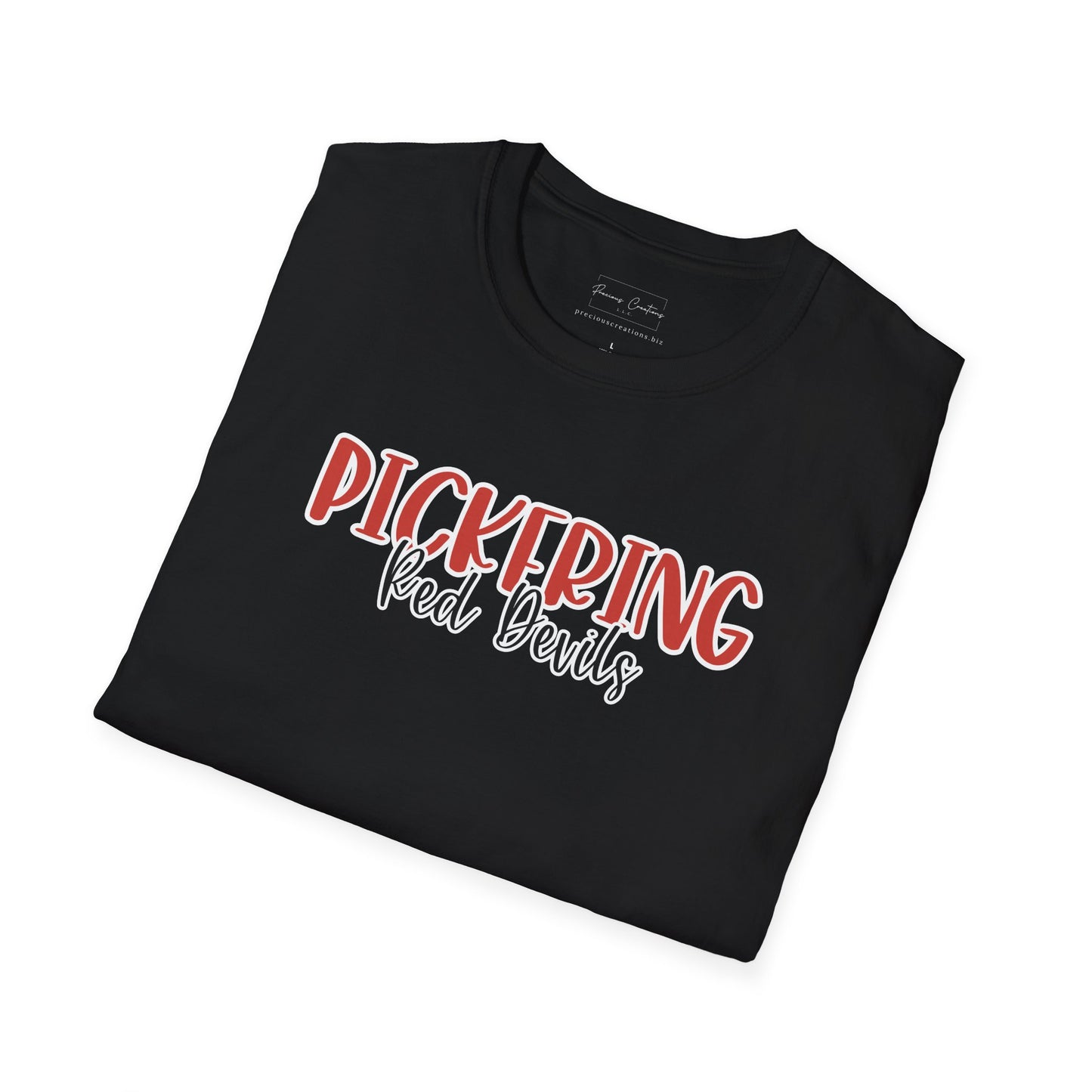 Gildan Pickering Style 2 Unisex Softstyle T-Shirt, Cute Graphic Tee, Team Spirit Shirt, Casual Wear, Gift for Fans