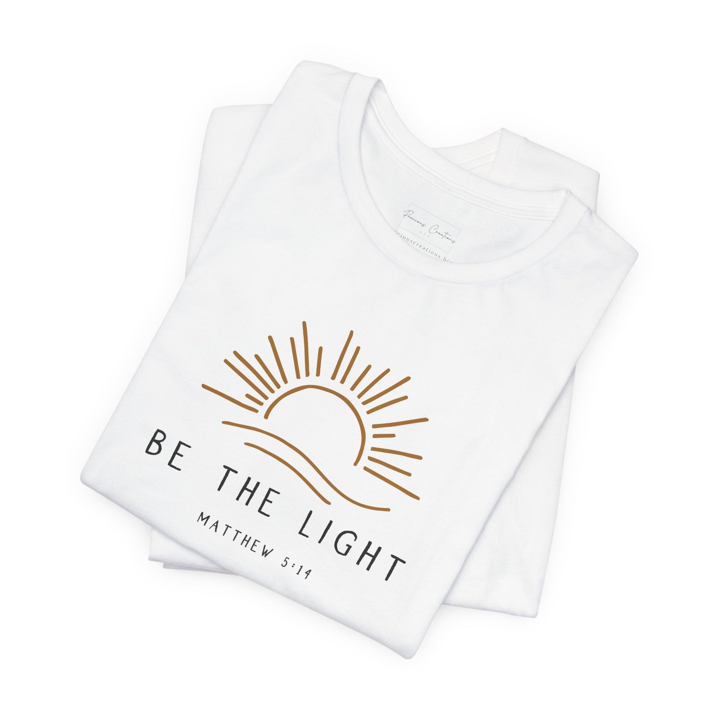 Gordy Fundraiser - Be The Light Tee, Motivational Shirt, Gift for Her, Positive Vibes Tee, Everyday Casual Wear, Affirmation Clothes