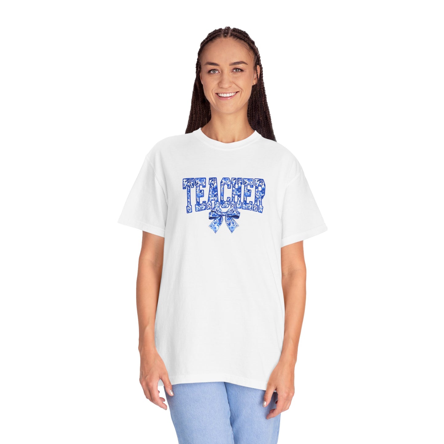 Comfort Colors Teacher Garment-Dyed T-Shirt, Gift for Educators, Back-to-School Attire, Teacher Appreciation, Fun Classroom Wear, Cozy Casual Tee