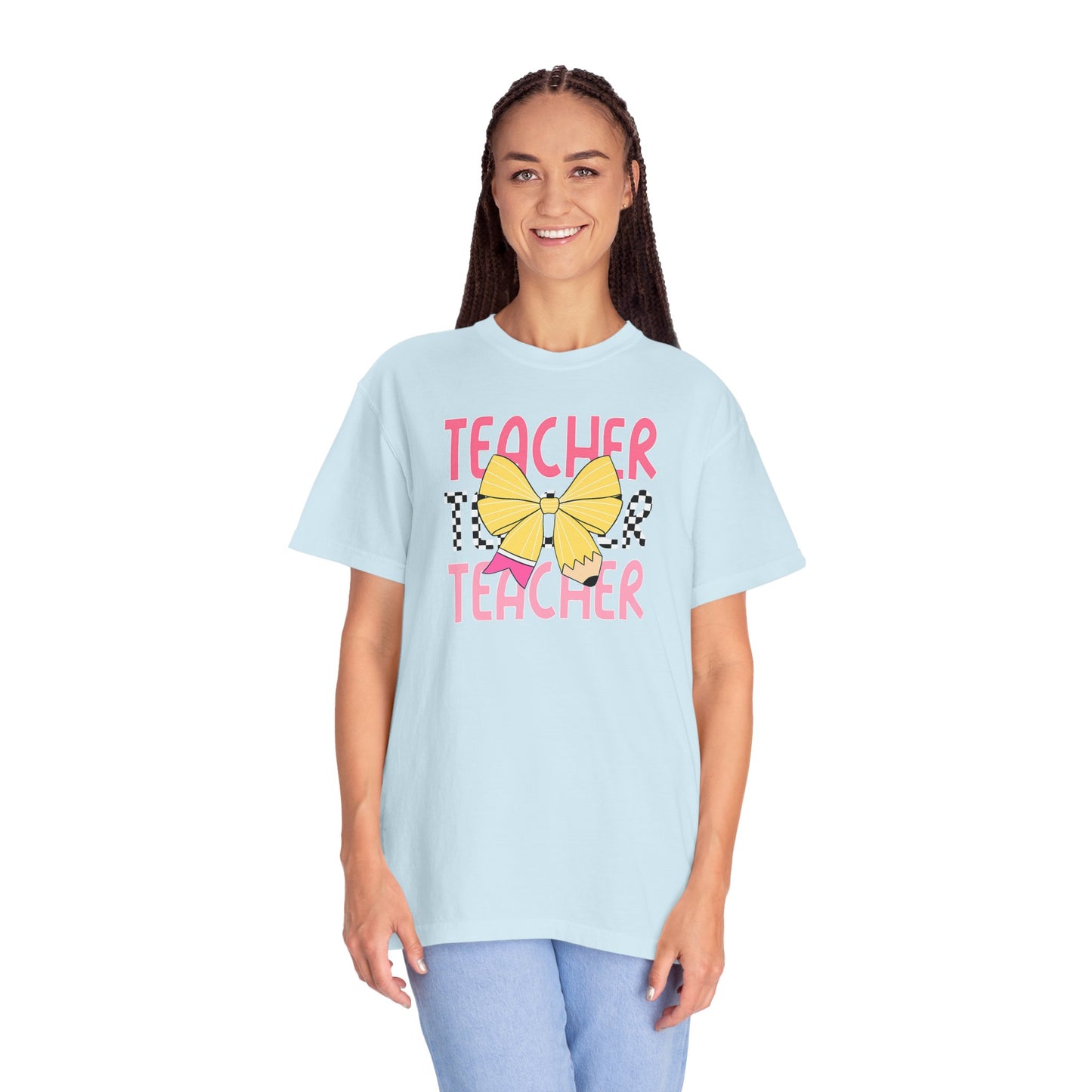 Comfort Colors Teacher T-Shirt, Gift for Educators, Unisex Garment-Dyed Tee, Back to School Shirt, Fun Teacher Apparel