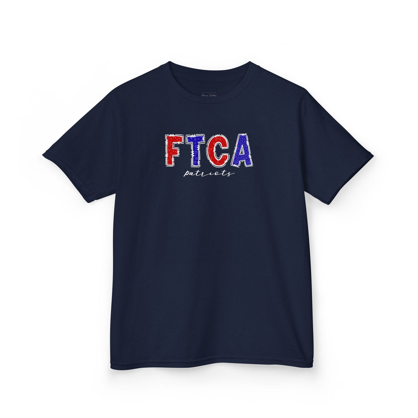 Gildan Kids Heavy Cotton Tee with Faith Training Patriots Design, Cute Children's T-Shirt, School Spirit Apparel, Gift for Young Fans, Sporty Kids Wear