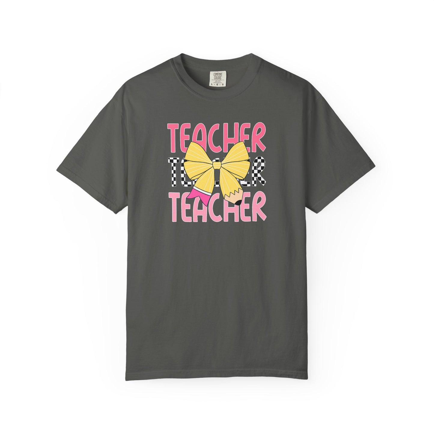 Comfort Colors Teacher T-Shirt, Gift for Educators, Unisex Garment-Dyed Tee, Back to School Shirt, Fun Teacher Apparel