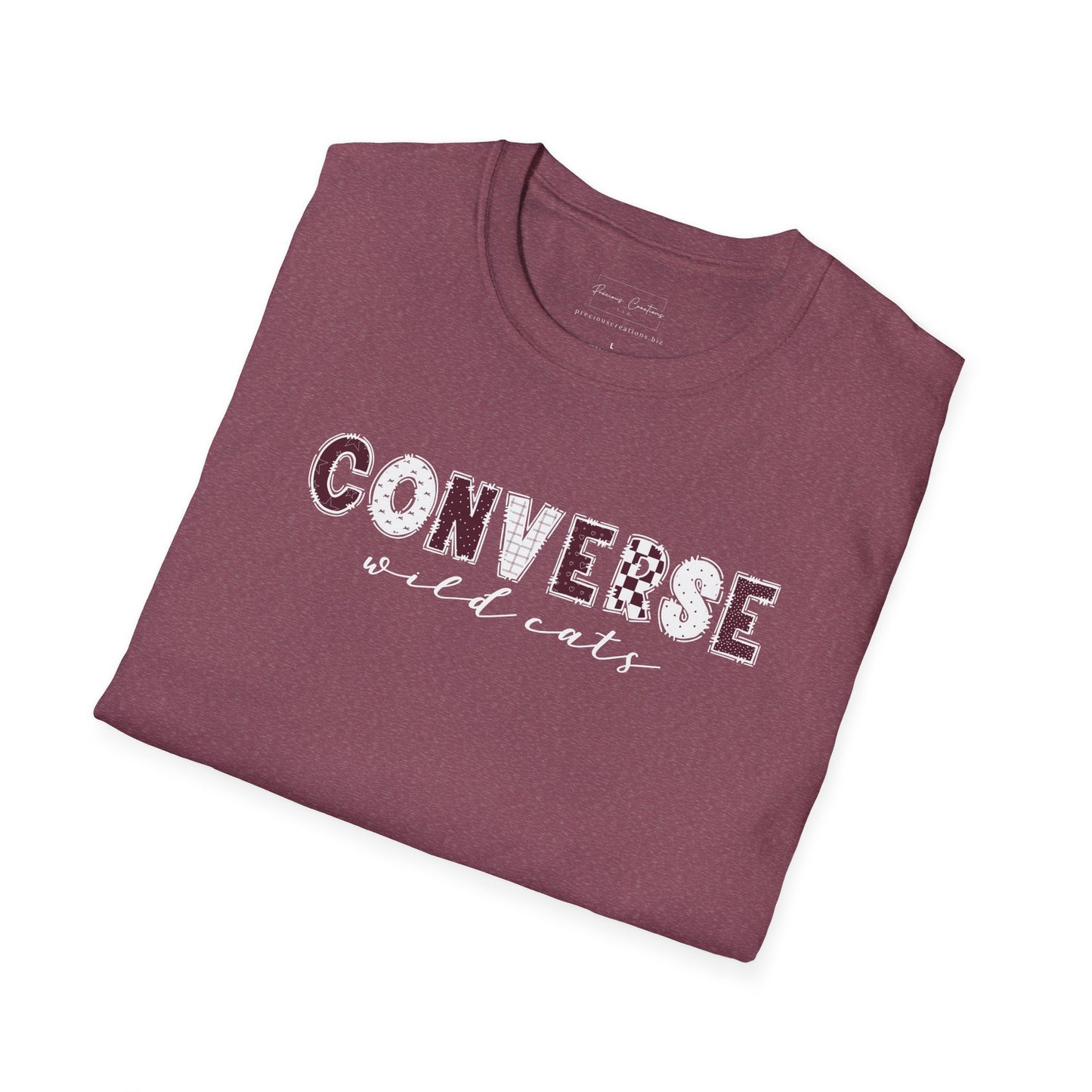 Gildan Converse Wildcats Unisex Softstyle T-Shirt, Cute Graphic Tee, Team Spirit Shirt, Casual Wear, Gift for Fans