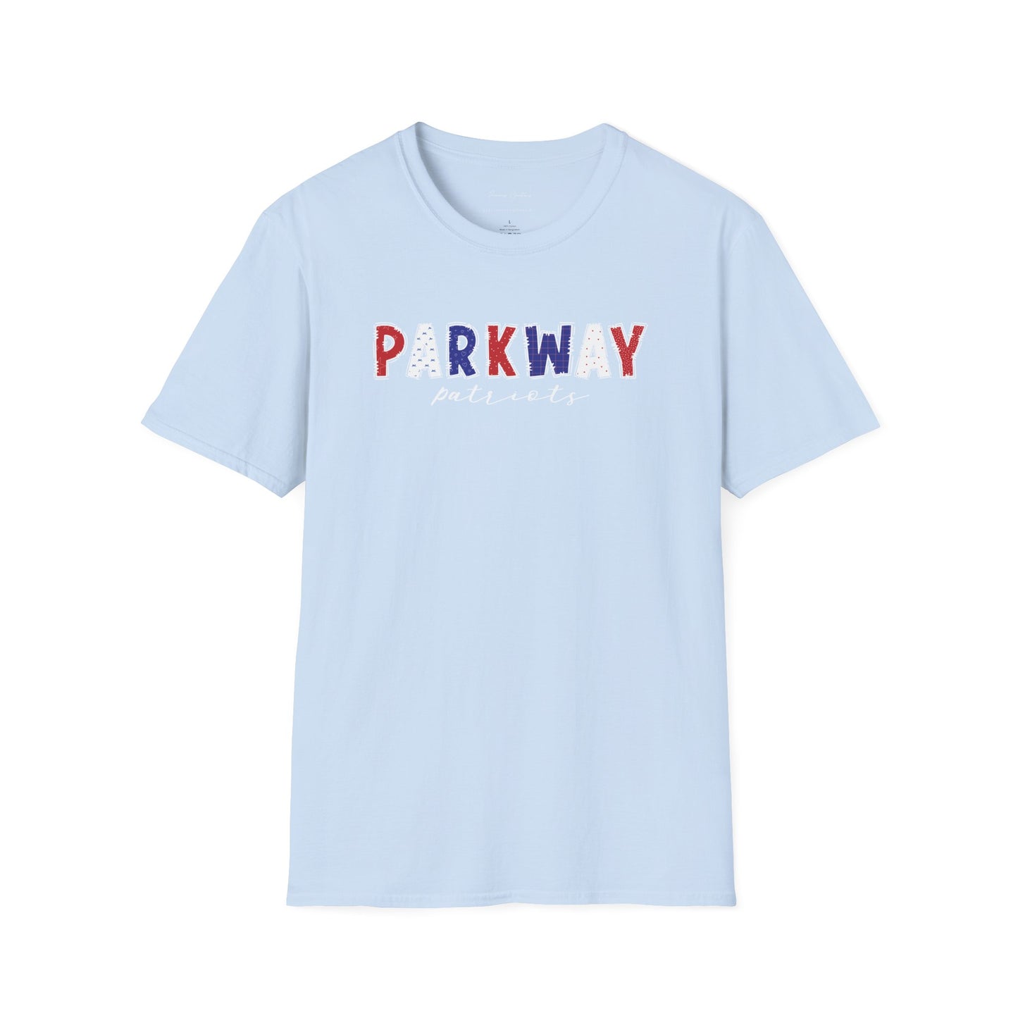 Gildan Parkway Patriots Unisex Softstyle T-Shirt, Cute Graphic Tee, Team Spirit Shirt, Casual Wear, Gift for Fans