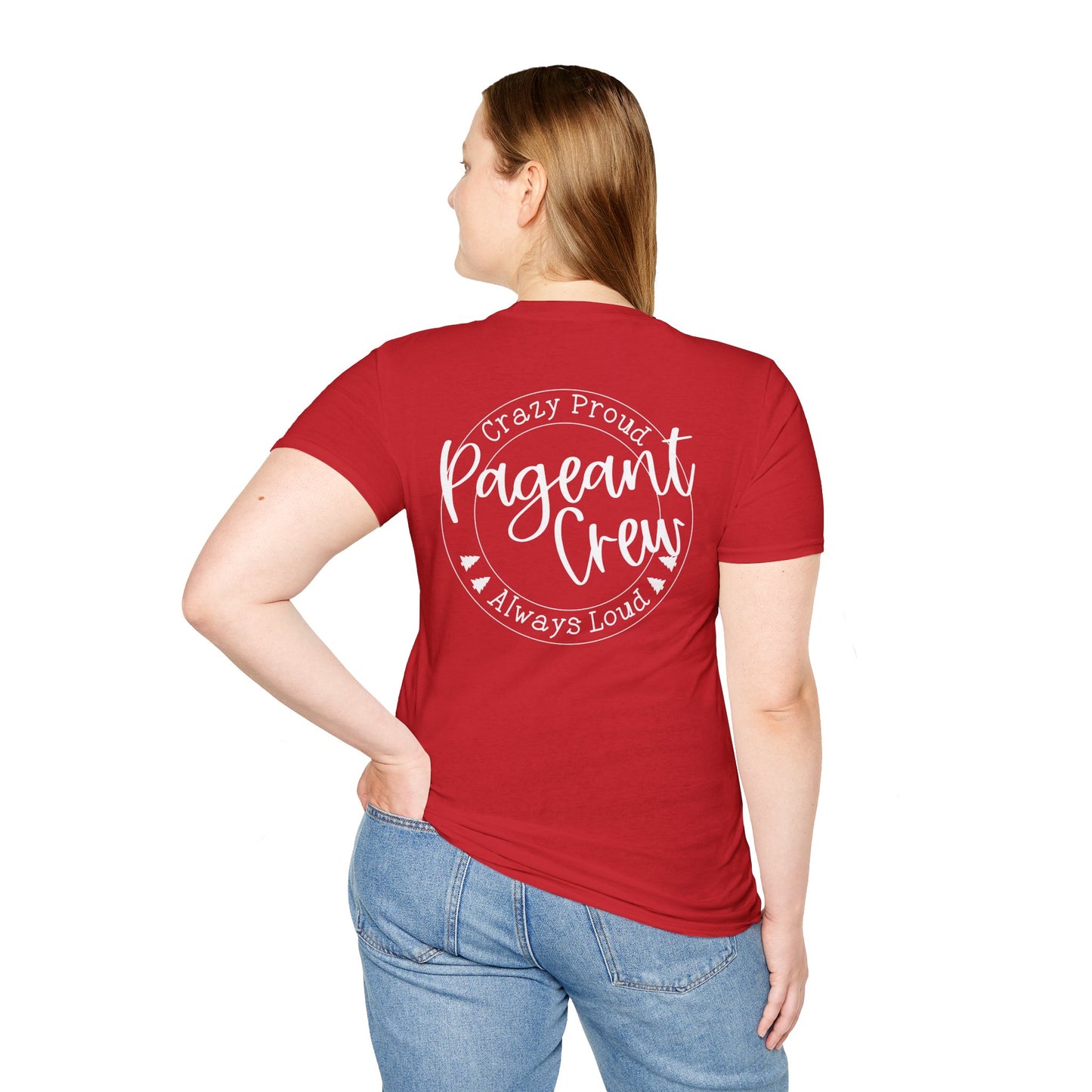 Gordy Fundraiser - Gildan Crazy Proud Pageant Crew T-Shirt | Unisex Softstyle Tee for Pageant Supporters, Event Teams, Gifts, Celebrations, Fundraisers