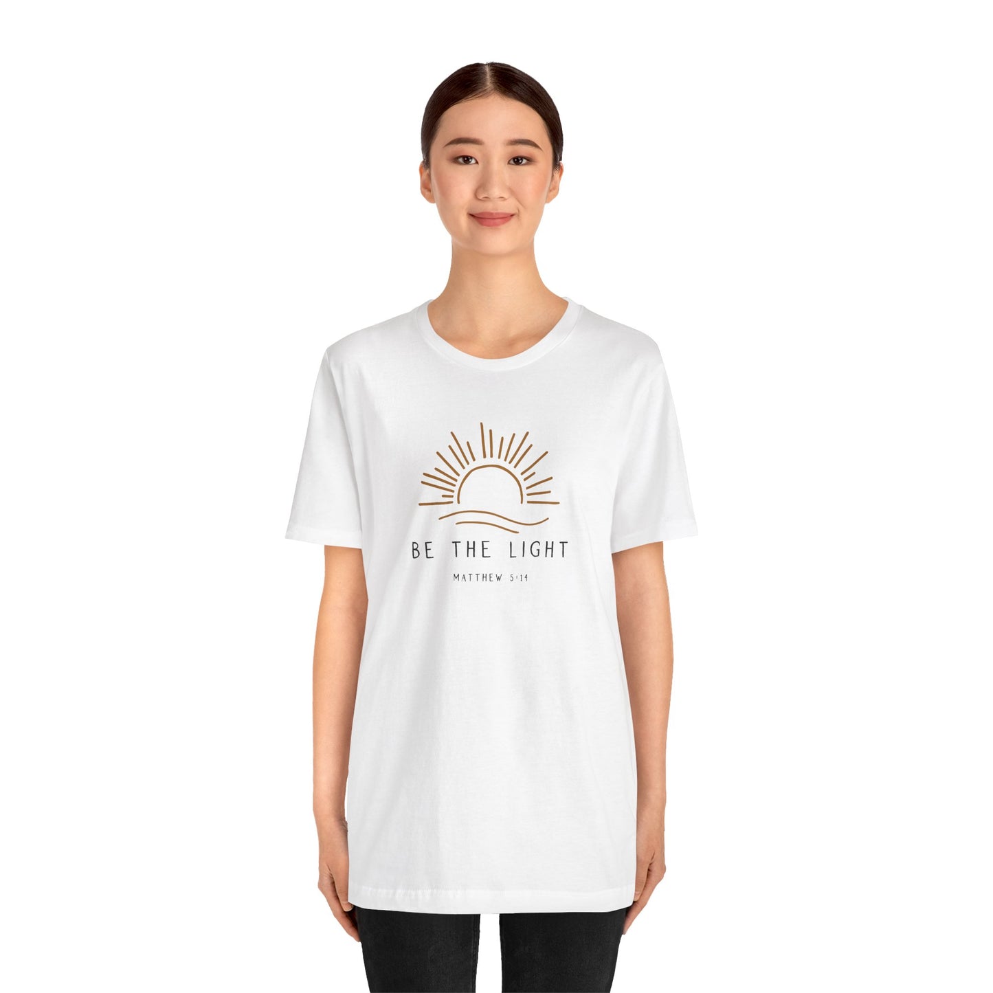 Gordy Fundraiser - Be The Light Tee, Motivational Shirt, Gift for Her, Positive Vibes Tee, Everyday Casual Wear, Affirmation Clothes