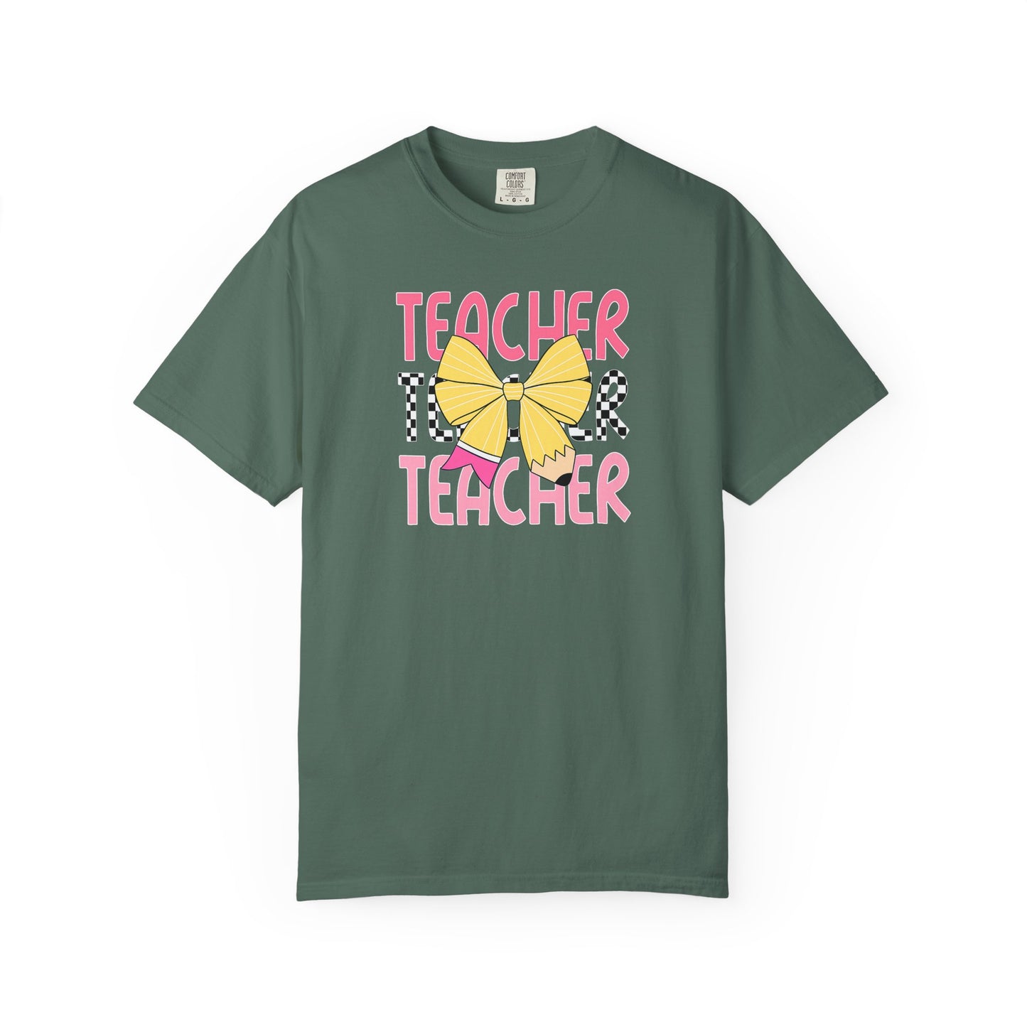 Comfort Colors Teacher T-Shirt, Gift for Educators, Unisex Garment-Dyed Tee, Back to School Shirt, Fun Teacher Apparel