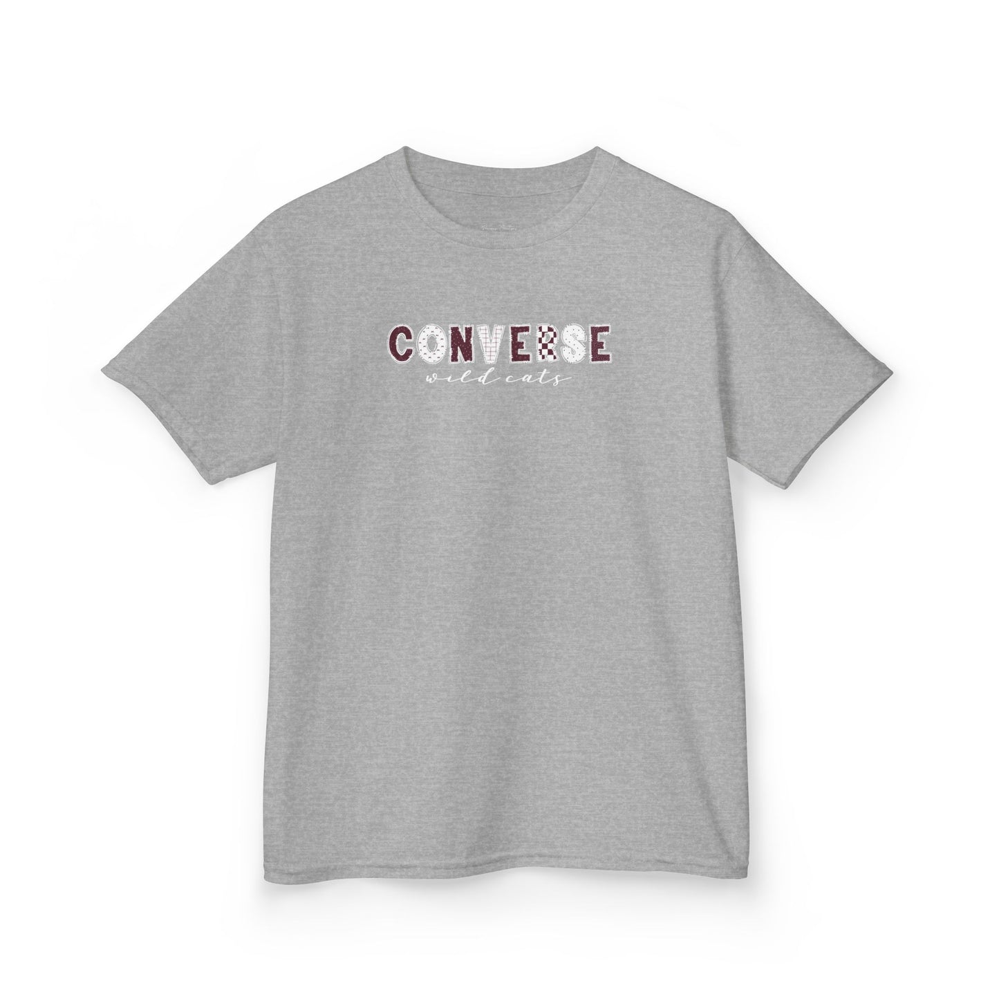 Gildan Kids Heavy Cotton Tee with Converse Wildcats Design, Cute Children's T-Shirt, School Spirit Apparel, Gift for Young Fans, Sporty Kids Wear