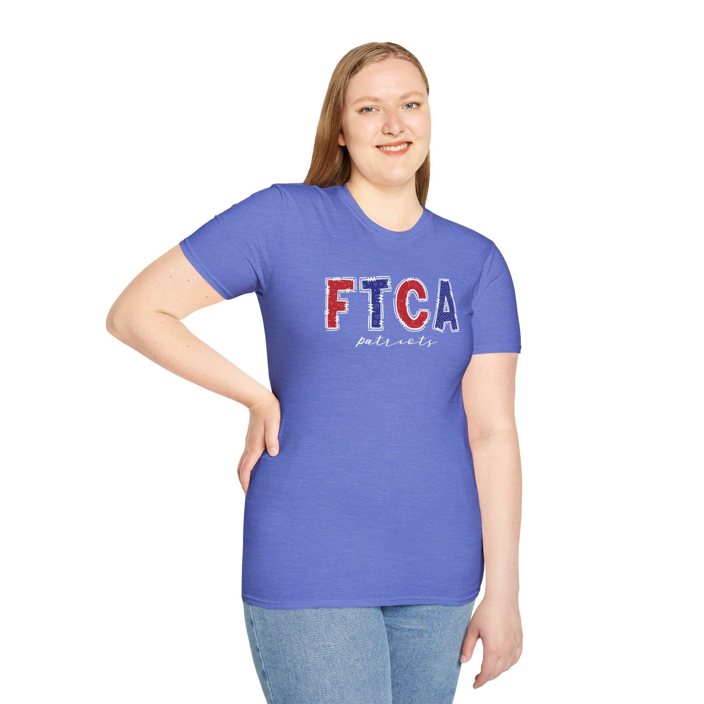 Gildan Faith Training Christian Academy Patriots Unisex Softstyle T-Shirt, Cute Graphic Tee, Team Spirit Shirt, Casual Wear, Gift for Fans