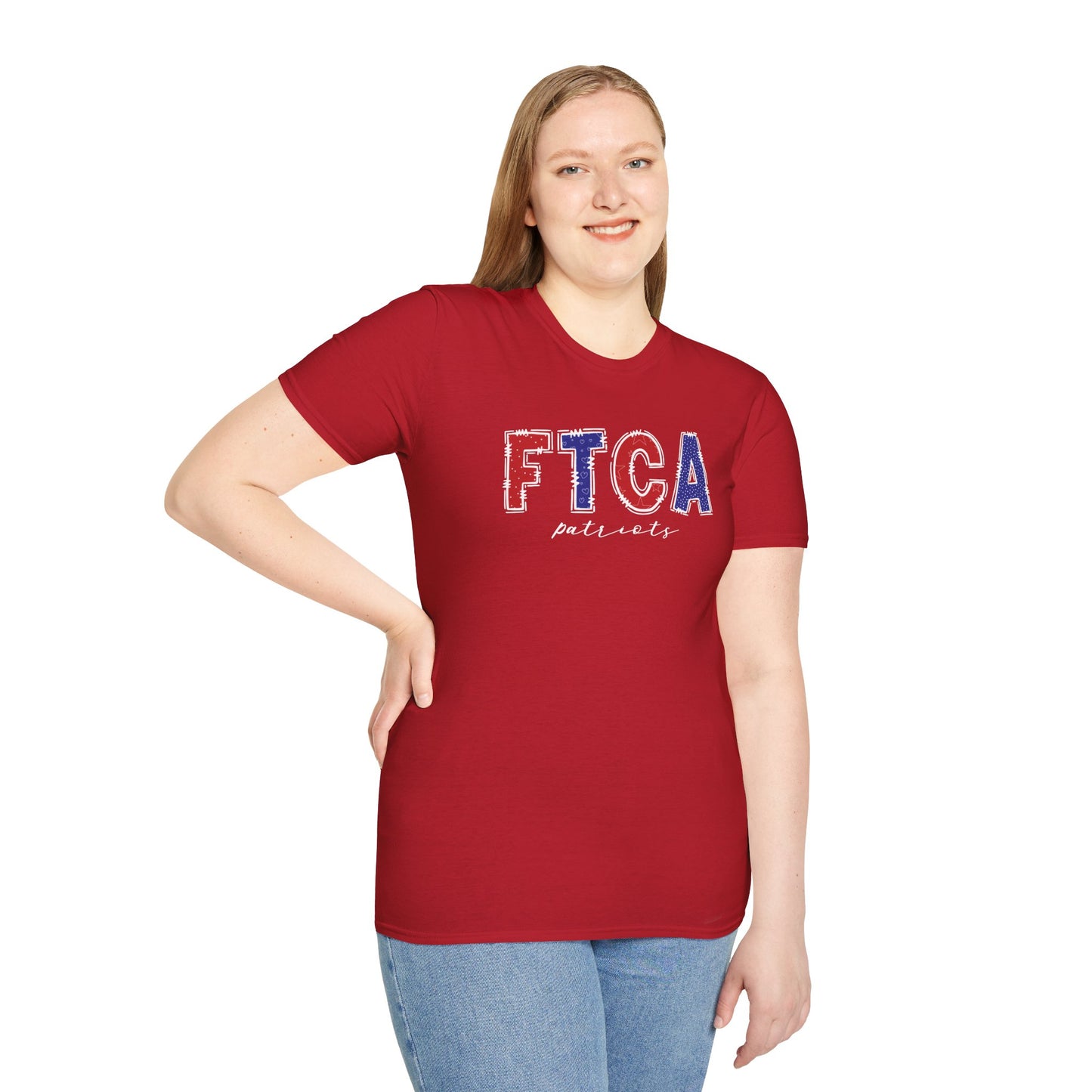 Gildan Faith Training Christian Academy Patriots Unisex Softstyle T-Shirt, Cute Graphic Tee, Team Spirit Shirt, Casual Wear, Gift for Fans