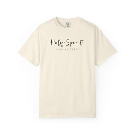 Comfort Colors Holy Spirit Unisex Garment-Dyed T-Shirt - Faith-Based Apparel for Everyday Wear, Spiritual Gift, Christian Tee, Inspirational Clothing