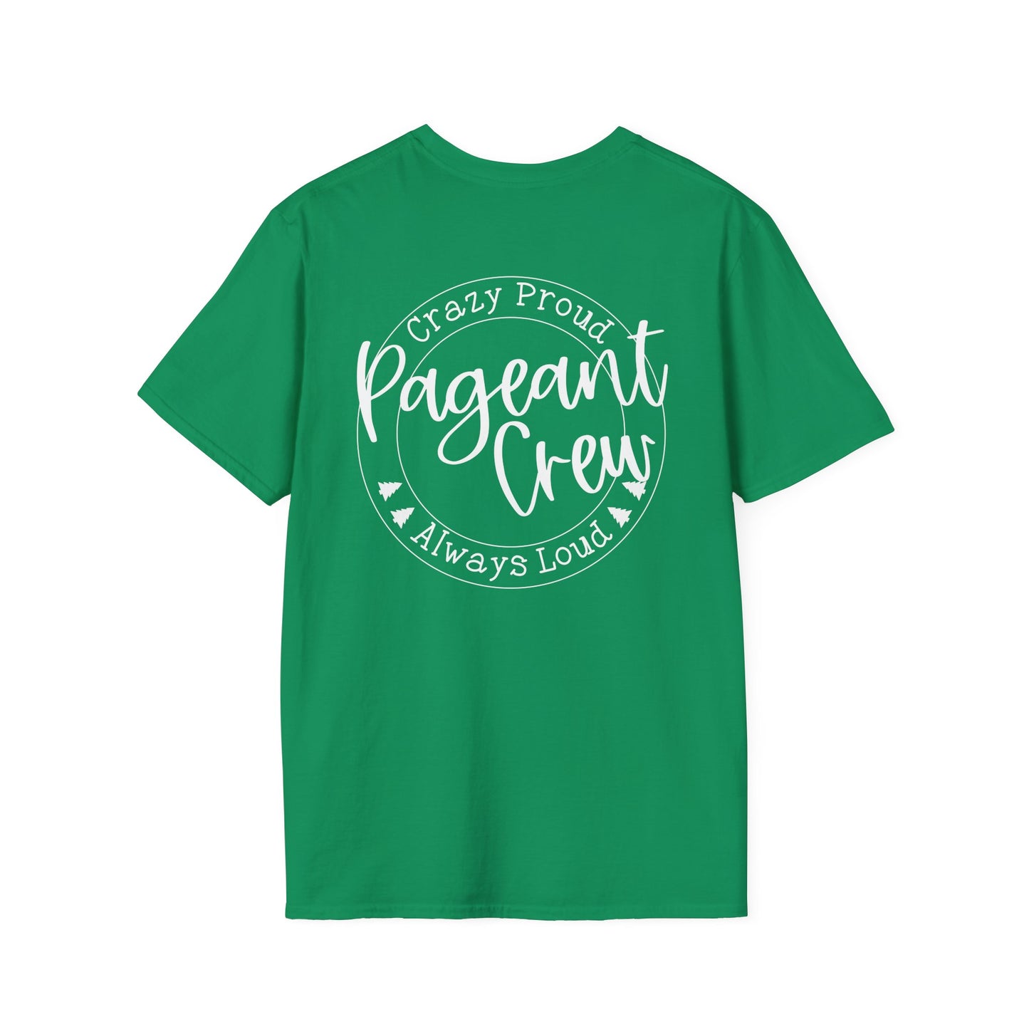 Gordy Fundraiser - Gildan Crazy Proud Pageant Crew T-Shirt | Unisex Softstyle Tee for Pageant Supporters, Event Teams, Gifts, Celebrations, Fundraisers