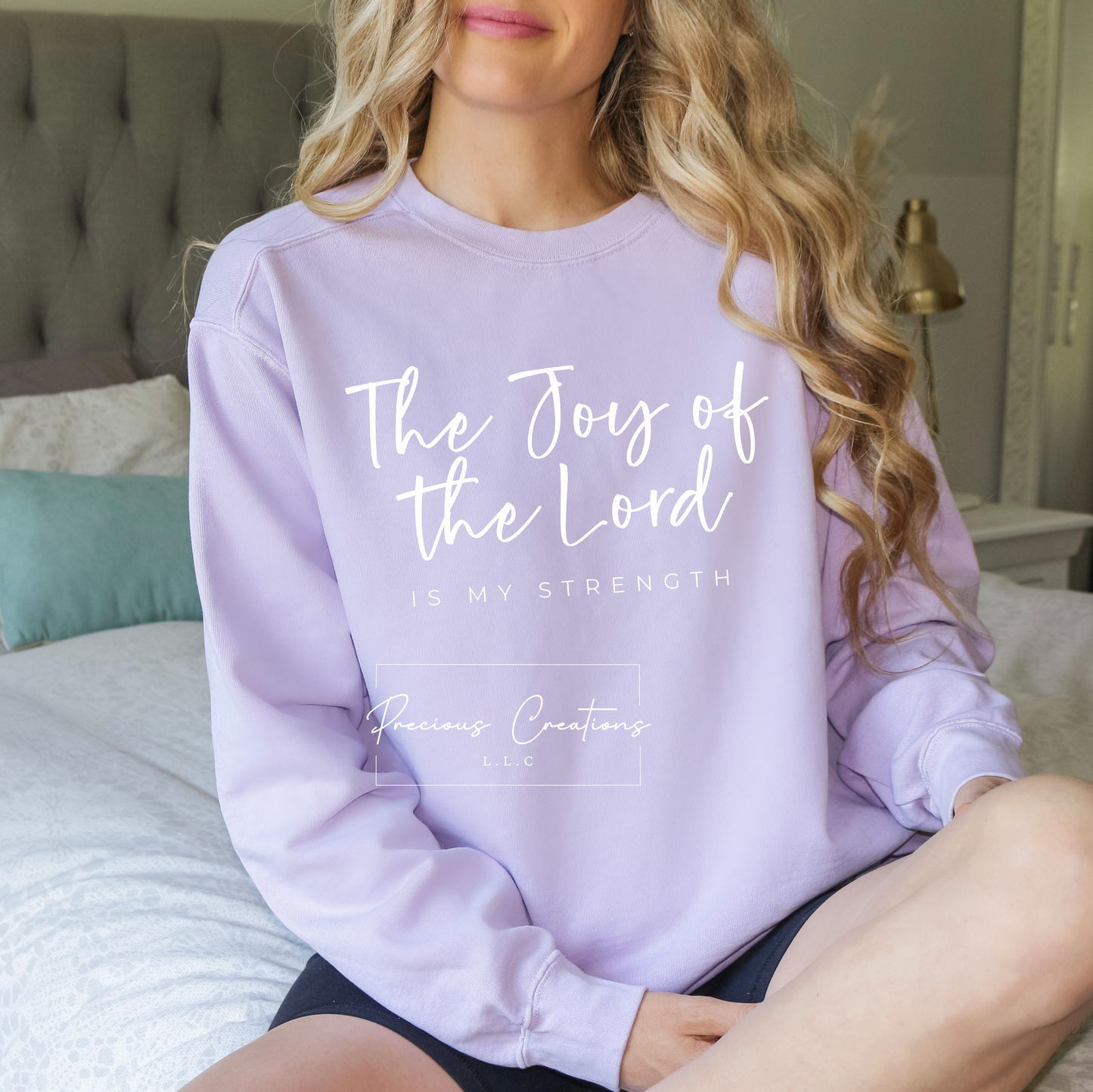 The Joy of the Lord is my Strength Comfort Colors Crewneck