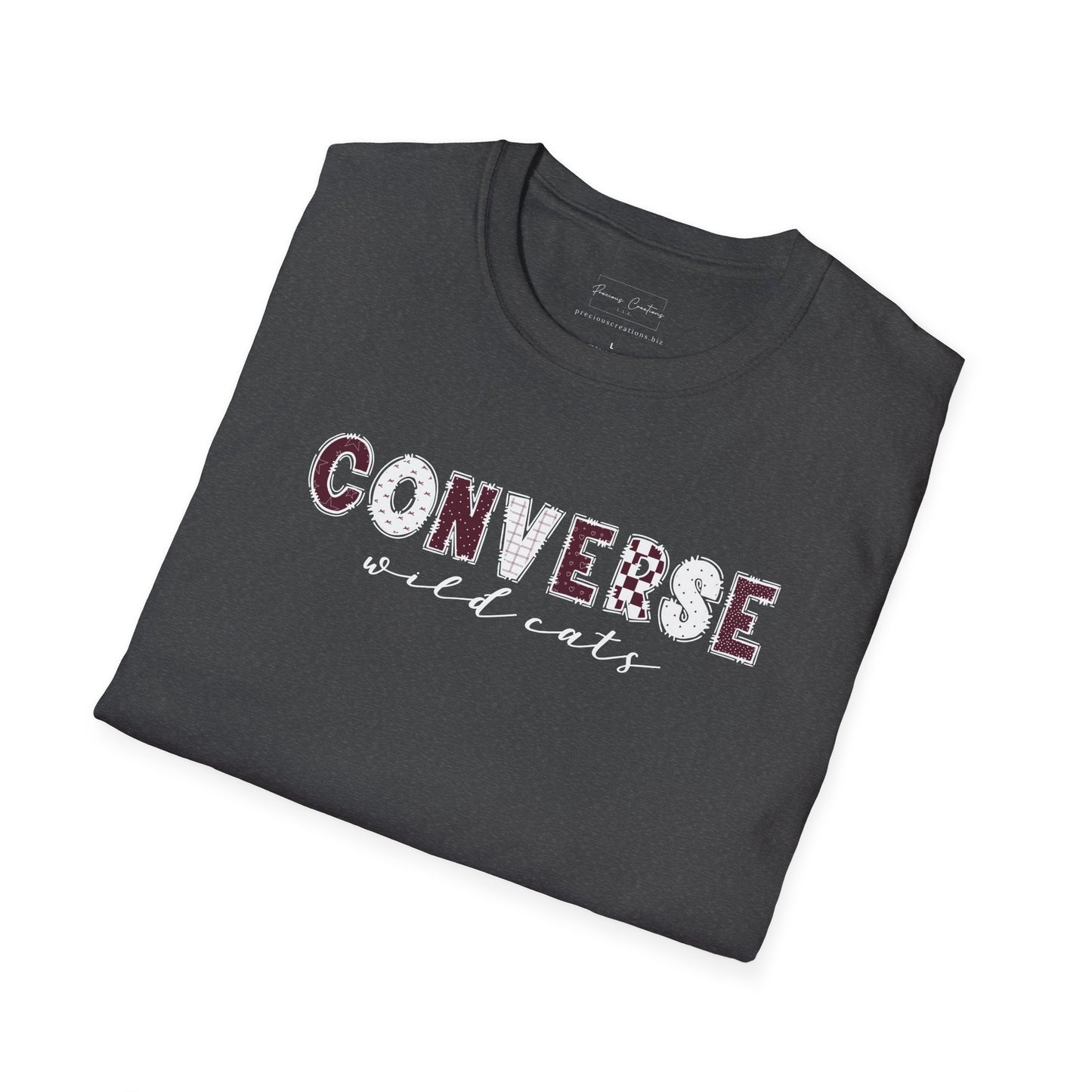 Gildan Converse Wildcats Unisex Softstyle T-Shirt, Cute Graphic Tee, Team Spirit Shirt, Casual Wear, Gift for Fans