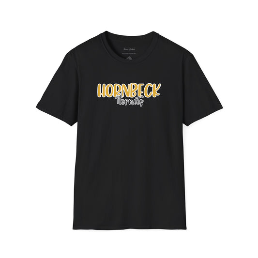 Gildan Hornbeck Hornets Style 2 Unisex Softstyle T-Shirt, Cute Graphic Tee, Team Spirit Shirt, Casual Wear, Gift for Fans