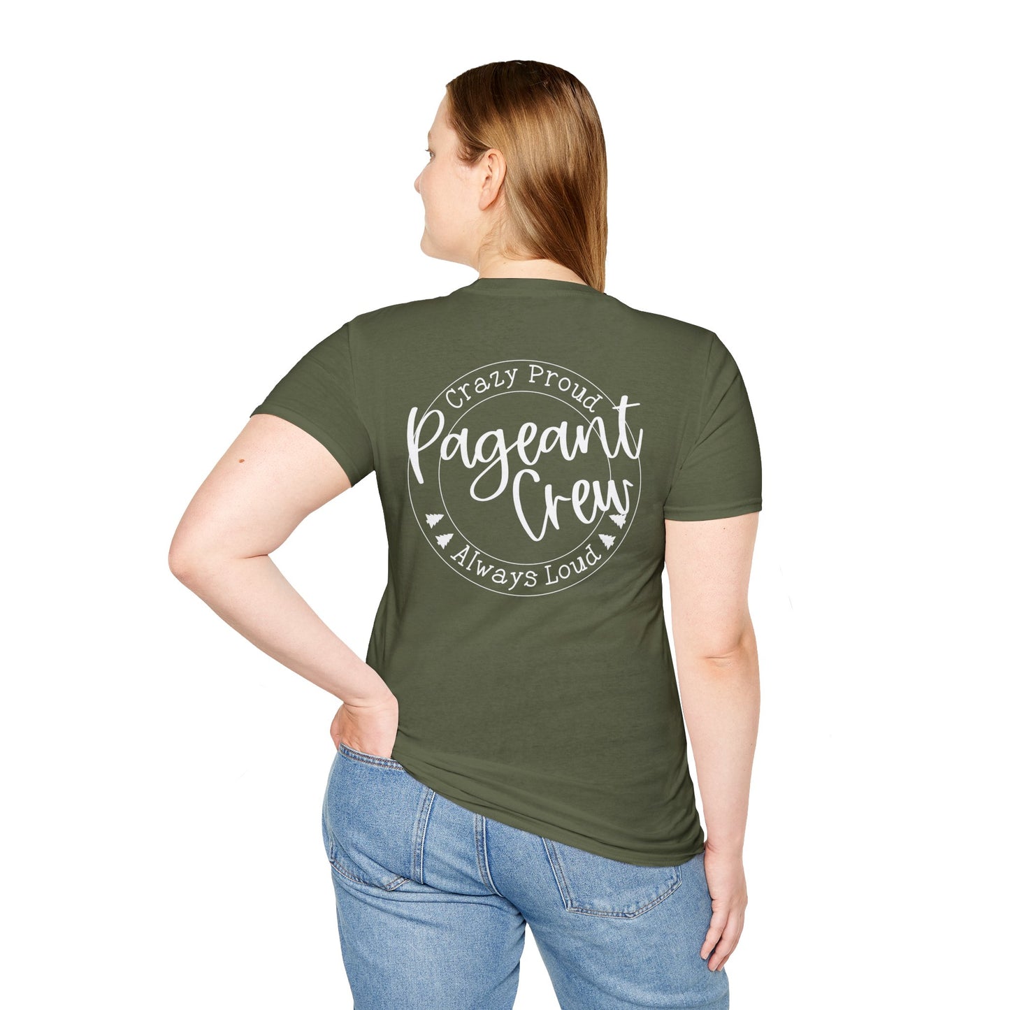 Gordy Fundraiser - Gildan Crazy Proud Pageant Crew T-Shirt | Unisex Softstyle Tee for Pageant Supporters, Event Teams, Gifts, Celebrations, Fundraisers