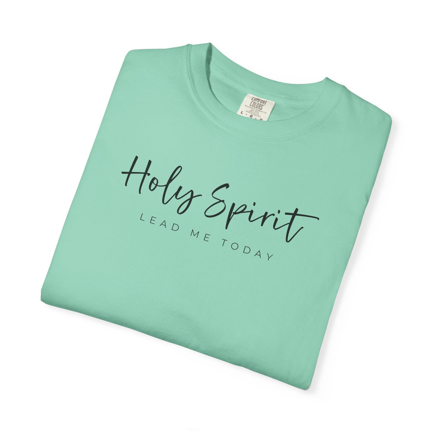 Comfort Colors Holy Spirit Unisex Garment-Dyed T-Shirt - Faith-Based Apparel for Everyday Wear, Spiritual Gift, Christian Tee, Inspirational Clothing