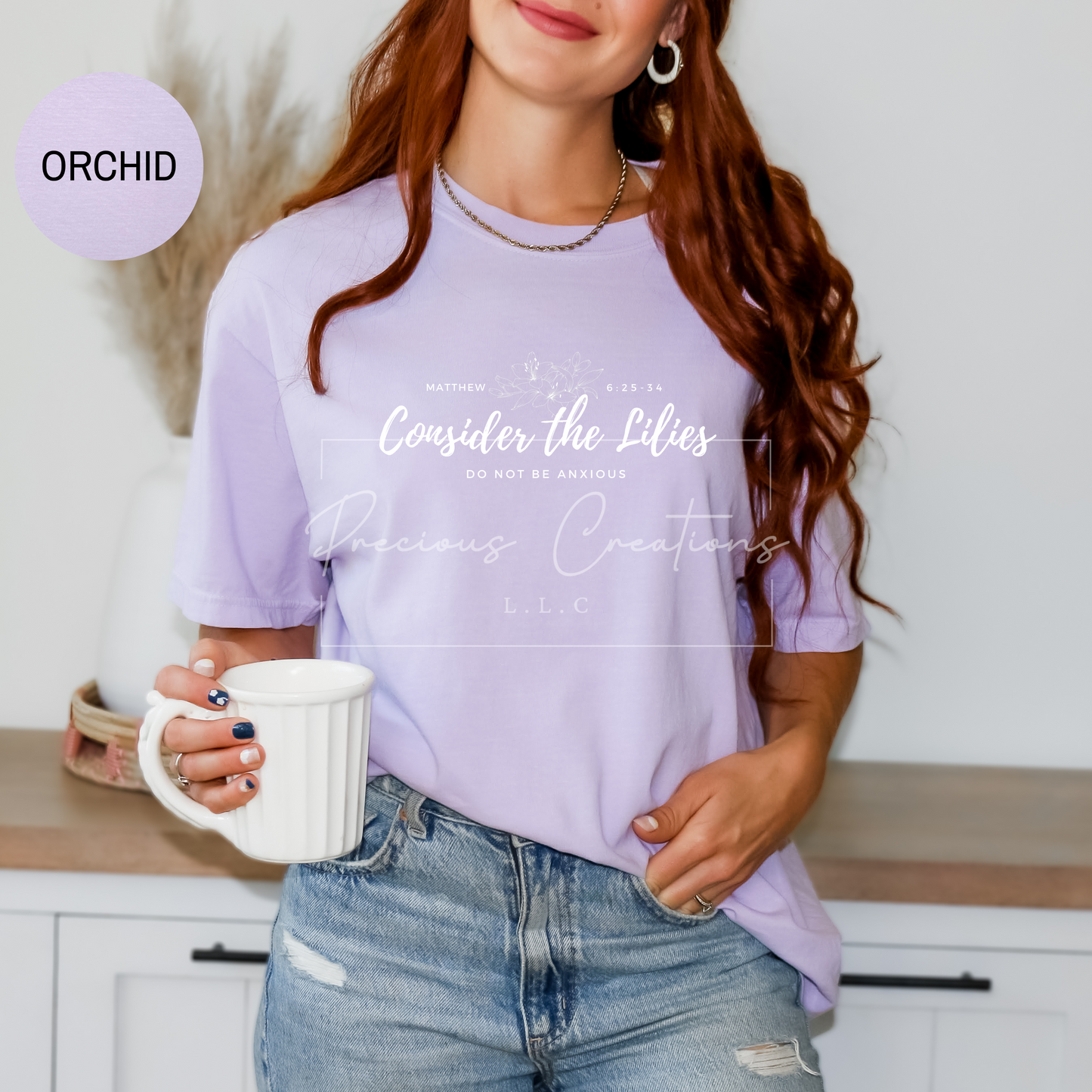 Consider the Lilies Comfort Colors Tee