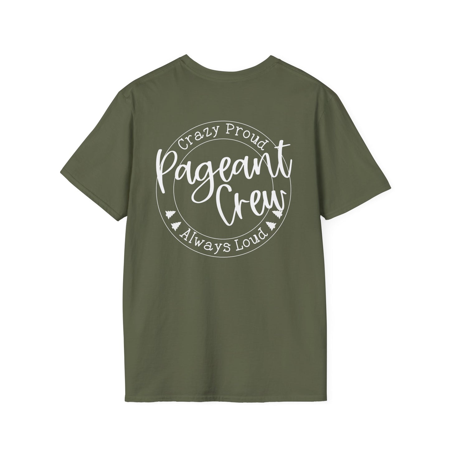 Gordy Fundraiser - Gildan Crazy Proud Pageant Crew T-Shirt | Unisex Softstyle Tee for Pageant Supporters, Event Teams, Gifts, Celebrations, Fundraisers