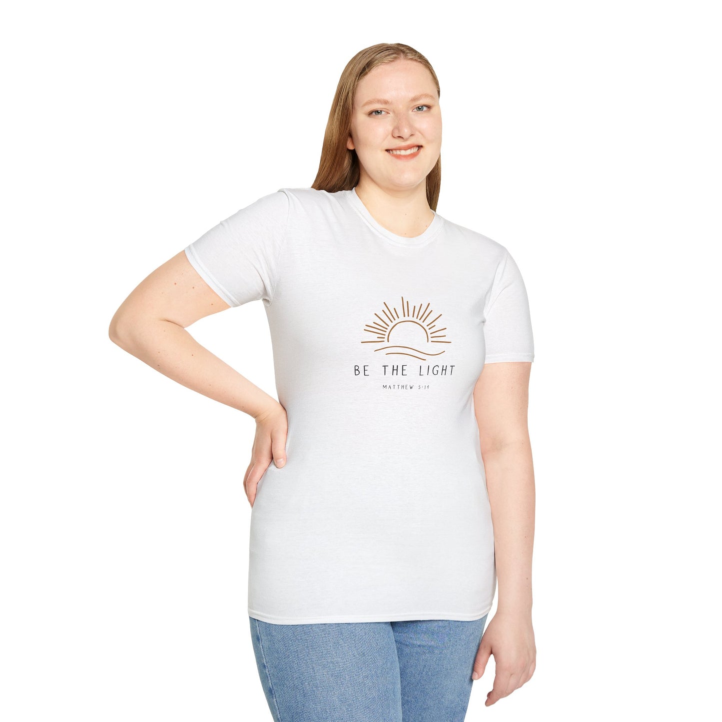 Gordy Fundraiser - Gildan Be the Light Unisex Softstyle T-Shirt, Inspirational Tee, Gift for Friends, Motivational Apparel