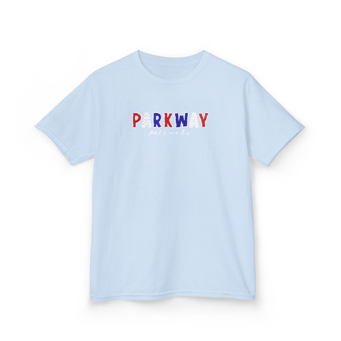Gildan Kids Heavy Cotton Tee with Parkway Patriots Design, Cute Children's T-Shirt, School Spirit Apparel, Gift for Young Fans, Sporty Kids Wear