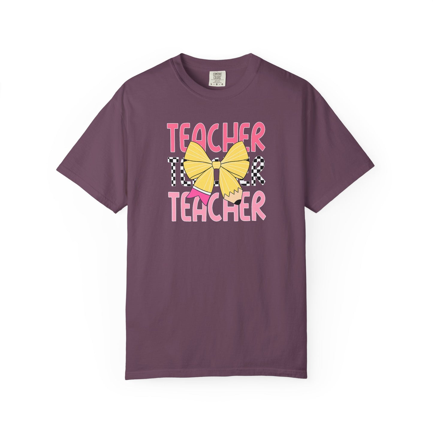 Comfort Colors Teacher T-Shirt, Gift for Educators, Unisex Garment-Dyed Tee, Back to School Shirt, Fun Teacher Apparel