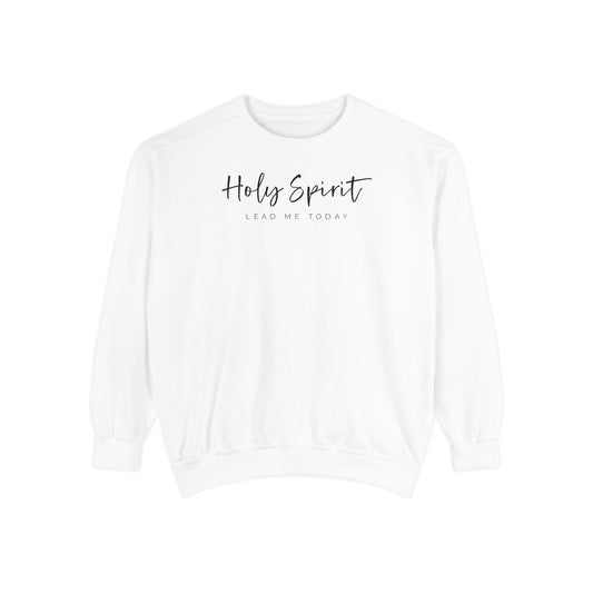 Comfort Colors Holy Spirit Sweatshirt, Spiritual Clothing, Faith-Based Apparel, Cozy Gift for Believers, Comfortable Everyday Wear