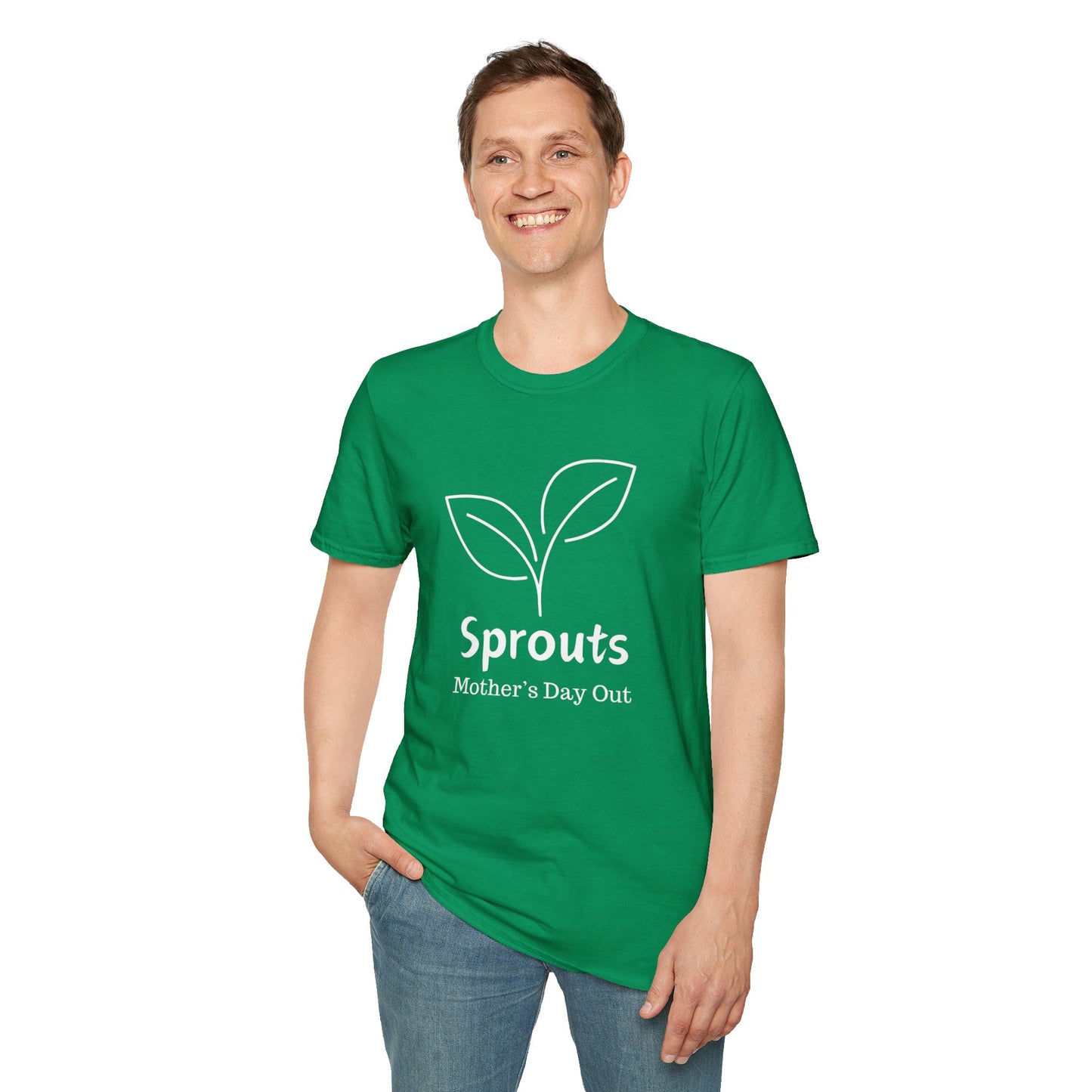 Sprouts Mother's Day Out T-Shirt Adult (Soft Style Gildan)