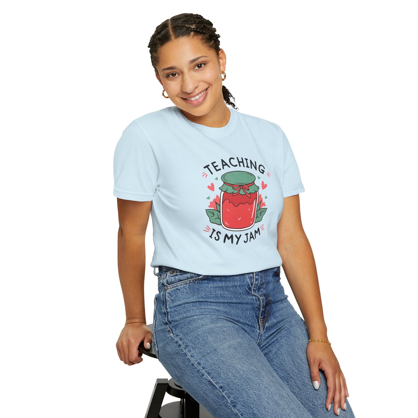 Comfort Colors Unisex Teaching is my Jam T-Shirt - Perfect for Teachers, Back to School, Gifts, Classroom Apparel, Casual Wear