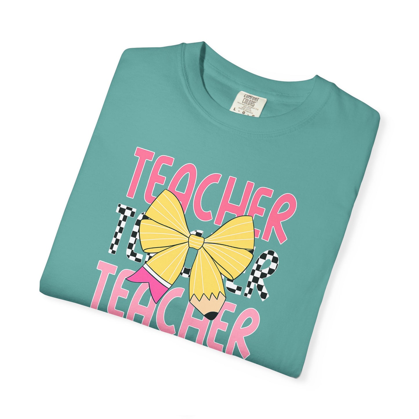 Comfort Colors Teacher T-Shirt, Gift for Educators, Unisex Garment-Dyed Tee, Back to School Shirt, Fun Teacher Apparel