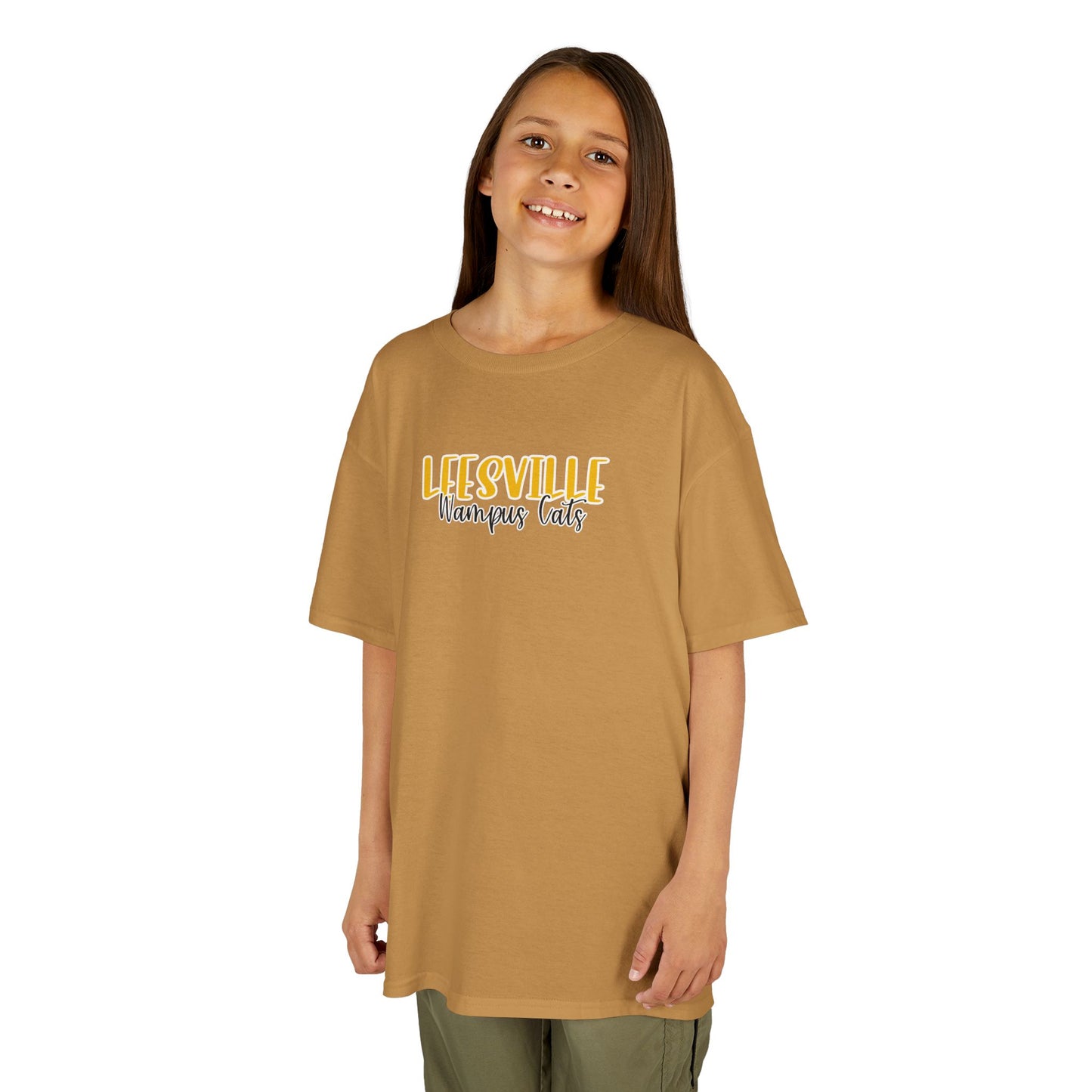 Gildan Kids Heavy Cotton Tee Leesville Wampus Cats Style 2