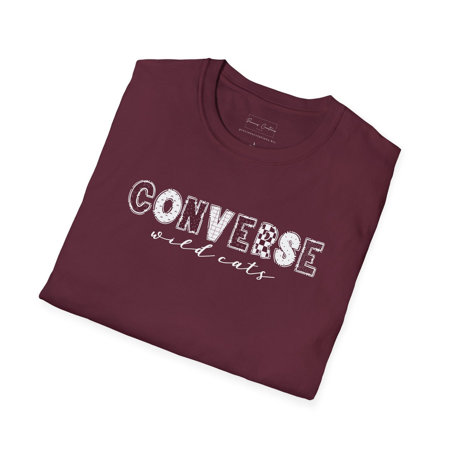 Gildan Converse Wildcats Unisex Softstyle T-Shirt, Cute Graphic Tee, Team Spirit Shirt, Casual Wear, Gift for Fans