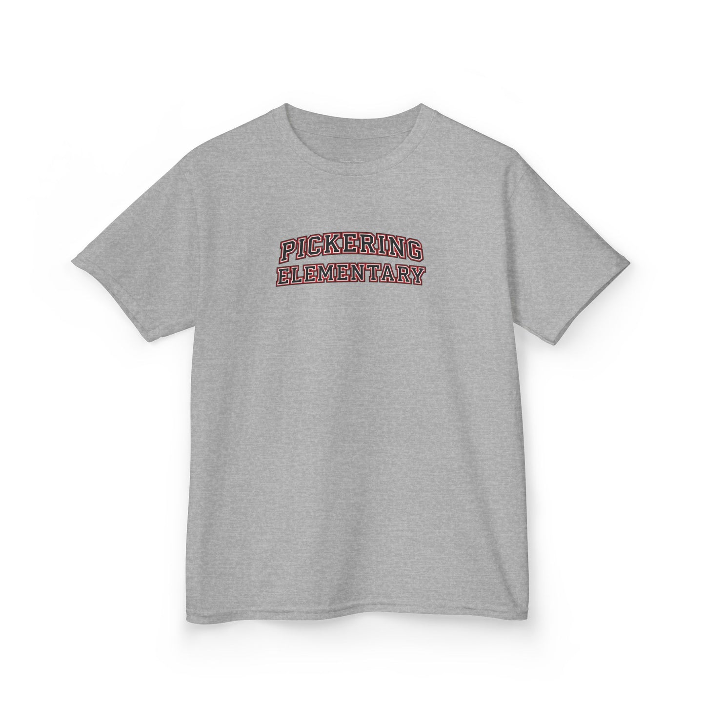 Custom Name Gildan Kids Heavy Cotton Tee with Pickering Design, Cute Children's T-Shirt, School Spirit Apparel, Gift for Young Fans, Sporty Kids Wear