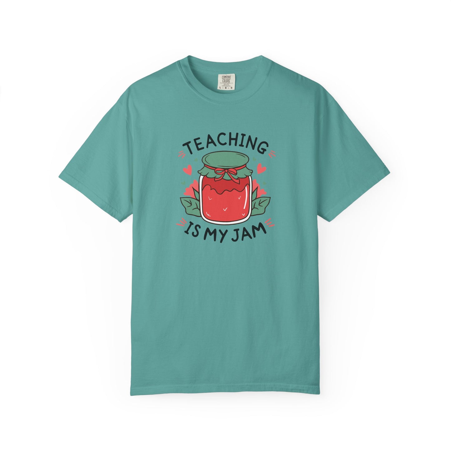 Comfort Colors Unisex Teaching is my Jam T-Shirt - Perfect for Teachers, Back to School, Gifts, Classroom Apparel, Casual Wear