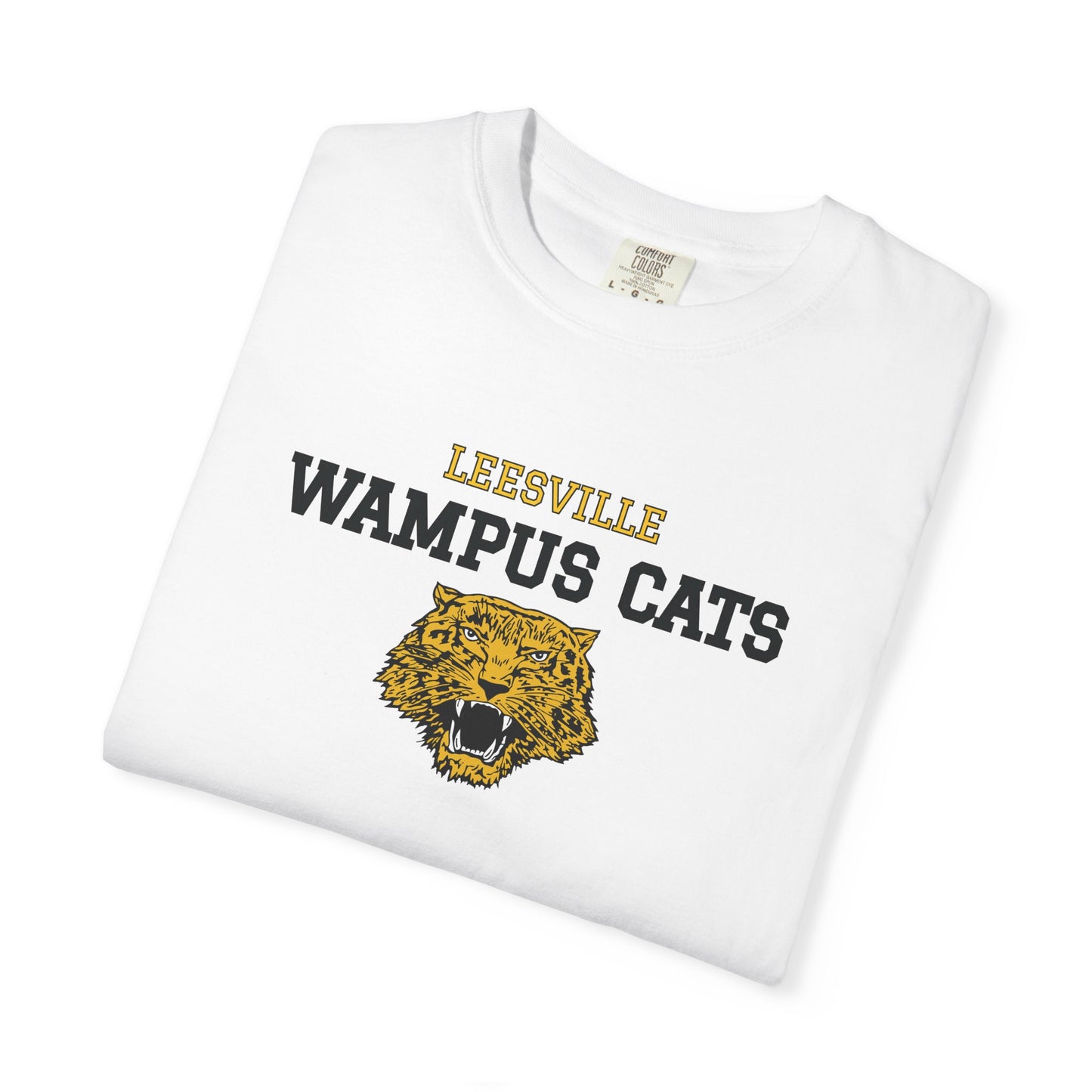Comfort Colors Wampus Cats Unisex Garment-Dyed T-shirt, School Spirit Tee, Casual Wear, Unique Gift, School Apparel, Fan Merchandise