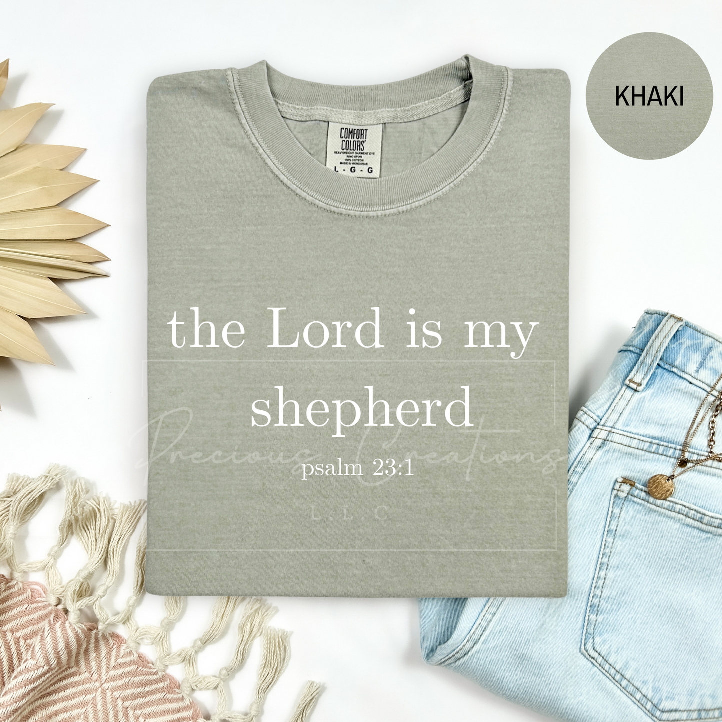 Psalm 23:1 Comfort Colors Tee
