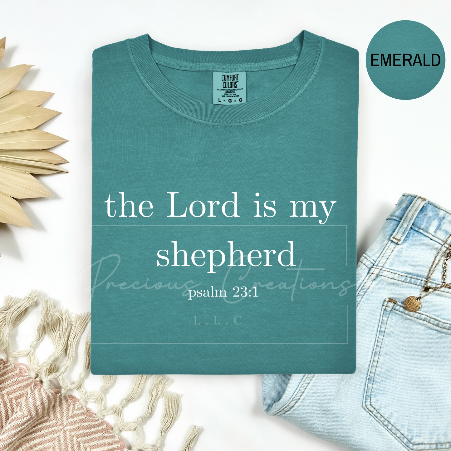 Psalm 23:1 Comfort Colors Tee