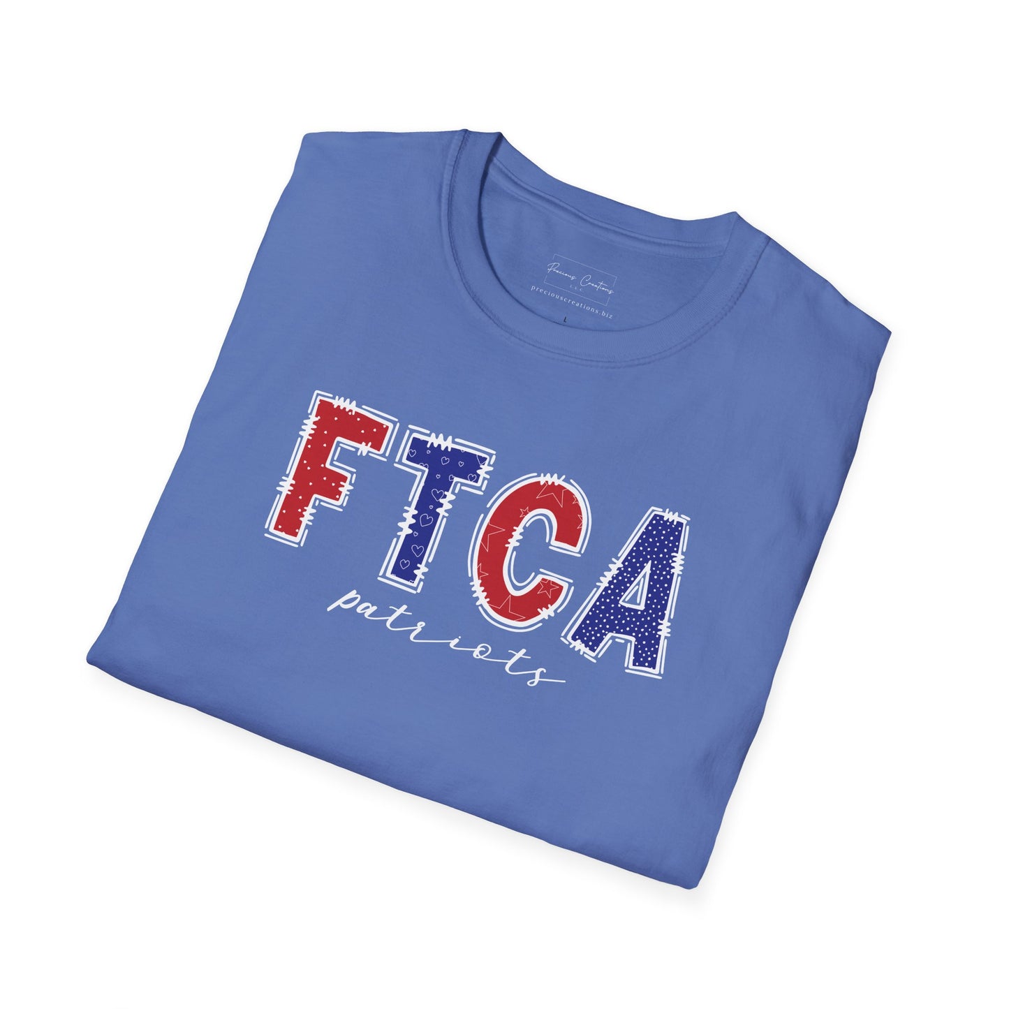 Gildan Faith Training Christian Academy Patriots Unisex Softstyle T-Shirt, Cute Graphic Tee, Team Spirit Shirt, Casual Wear, Gift for Fans