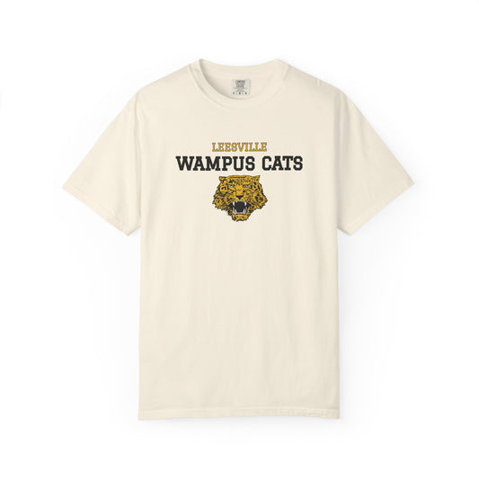 Comfort Colors Wampus Cats Unisex Garment-Dyed T-shirt, School Spirit Tee, Casual Wear, Unique Gift, School Apparel, Fan Merchandise