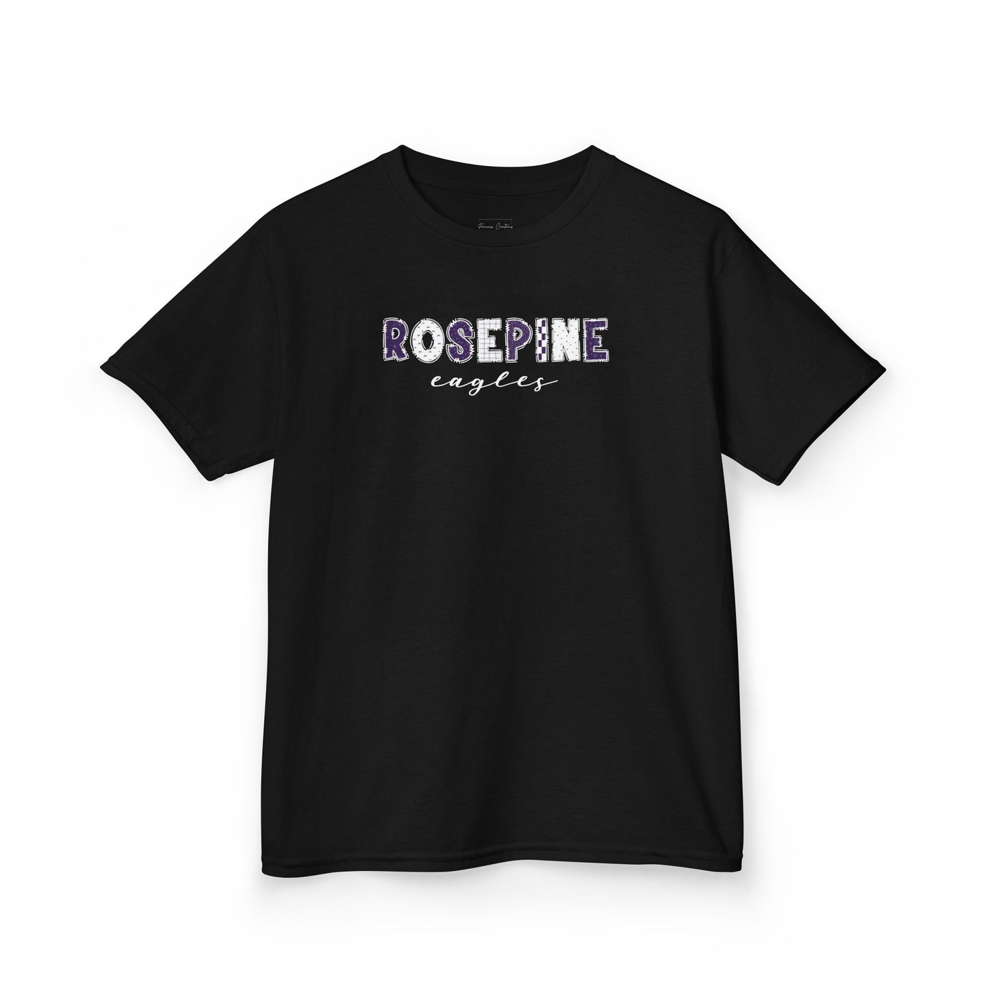 Gildan Kids Heavy Cotton Tee with Rosepine Eagles Design, Cute Children's T-Shirt, School Spirit Apparel, Gift for Young Fans, Sporty Kids Wear