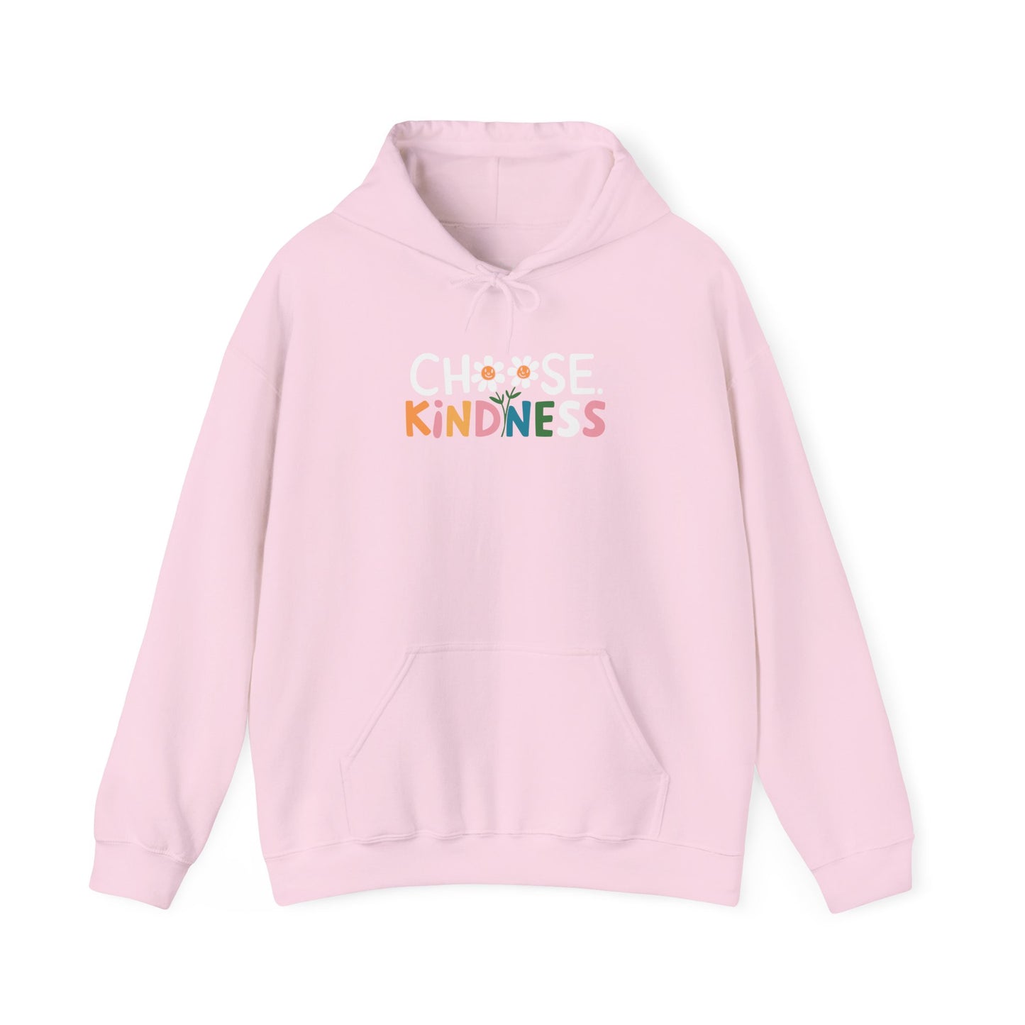 Gildan Choose Kindness Hoodie, Comfortable Sweatshirt, Gift for Friends, Inspirational Apparel, Cozy Layering