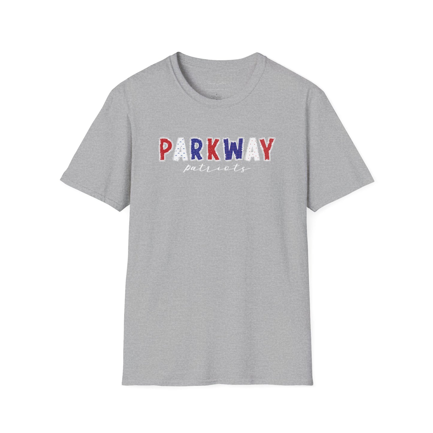 Gildan Parkway Patriots Unisex Softstyle T-Shirt, Cute Graphic Tee, Team Spirit Shirt, Casual Wear, Gift for Fans