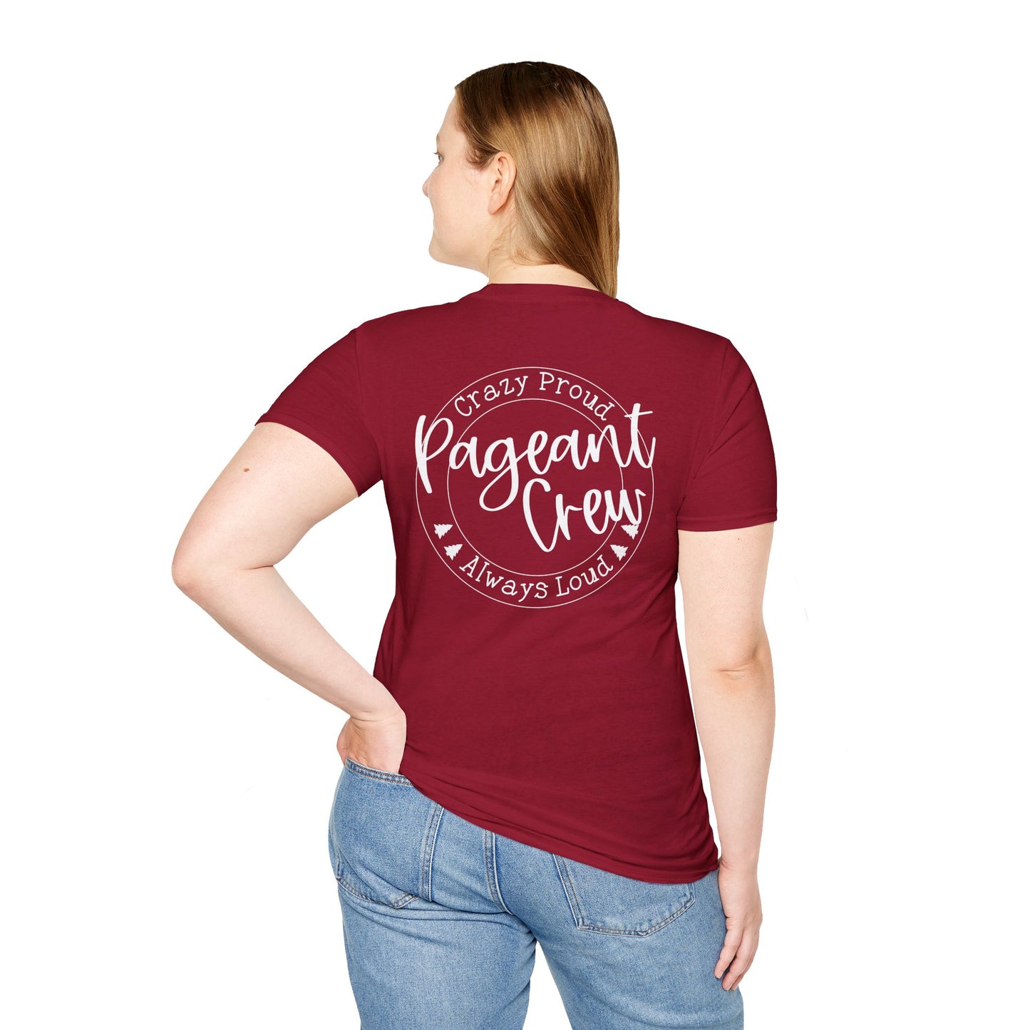 Gordy Fundraiser - Gildan Crazy Proud Pageant Crew T-Shirt | Unisex Softstyle Tee for Pageant Supporters, Event Teams, Gifts, Celebrations, Fundraisers