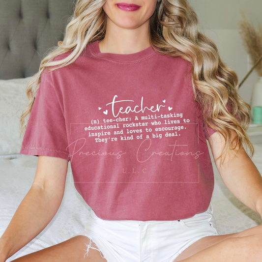 Teacher Comfort Colors Tee